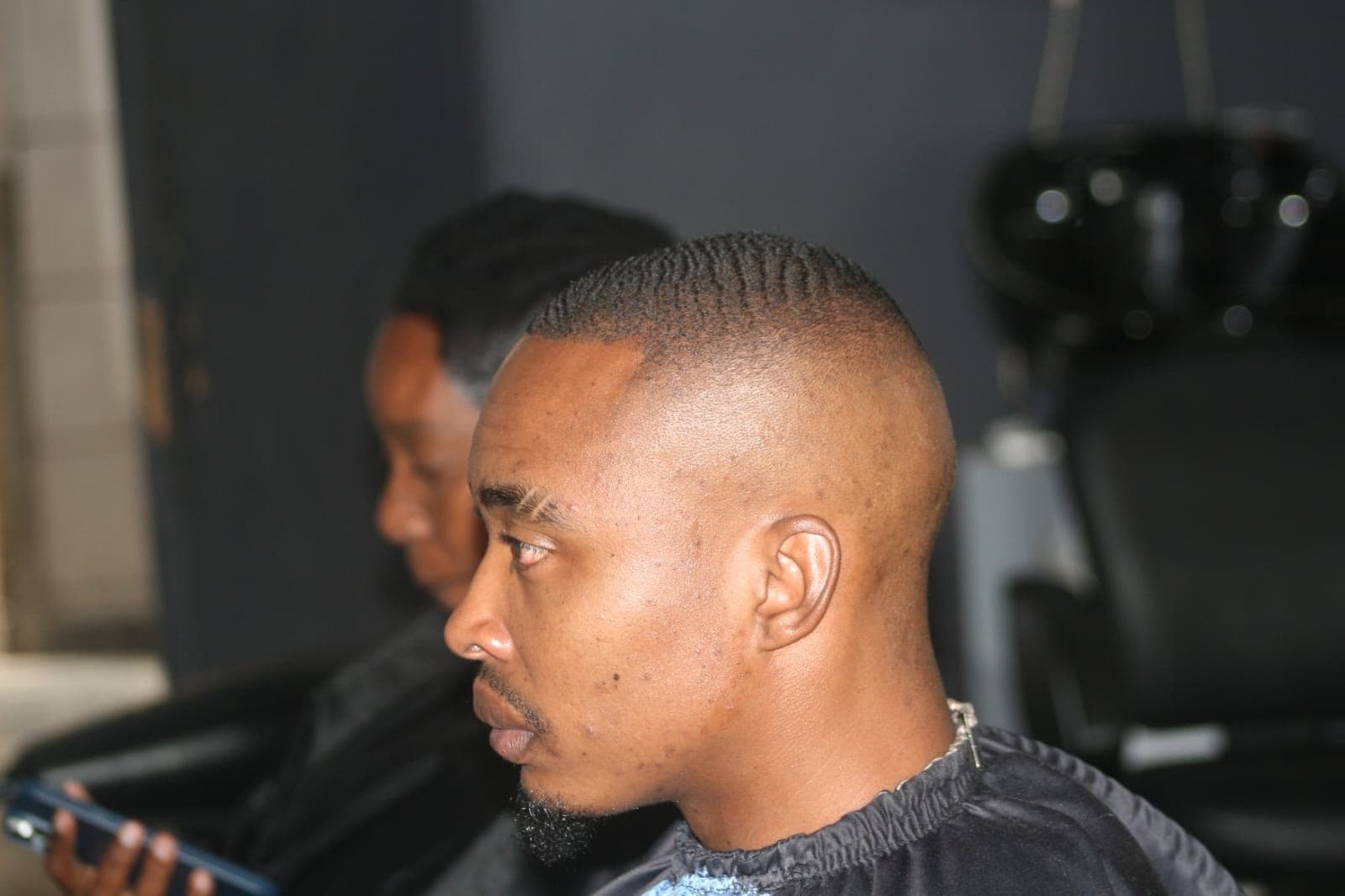 Adult fade haircut example